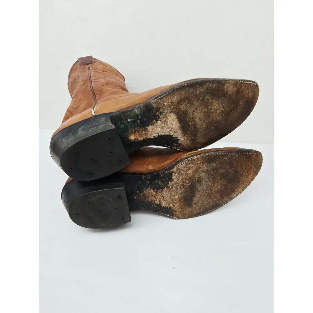 Vintage Olathe Men's Western Boots Brown 9.5